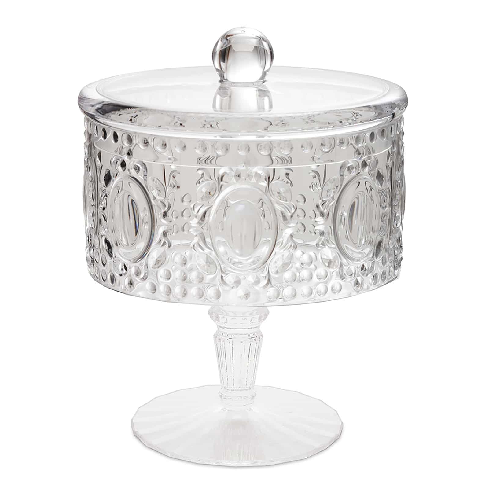 Baci Milano Baroque Rock Cake Mini Şekerlik Şeffaf