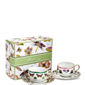 Baci Milano Amazzonia 2li Porselen Kahve Fincan Seti